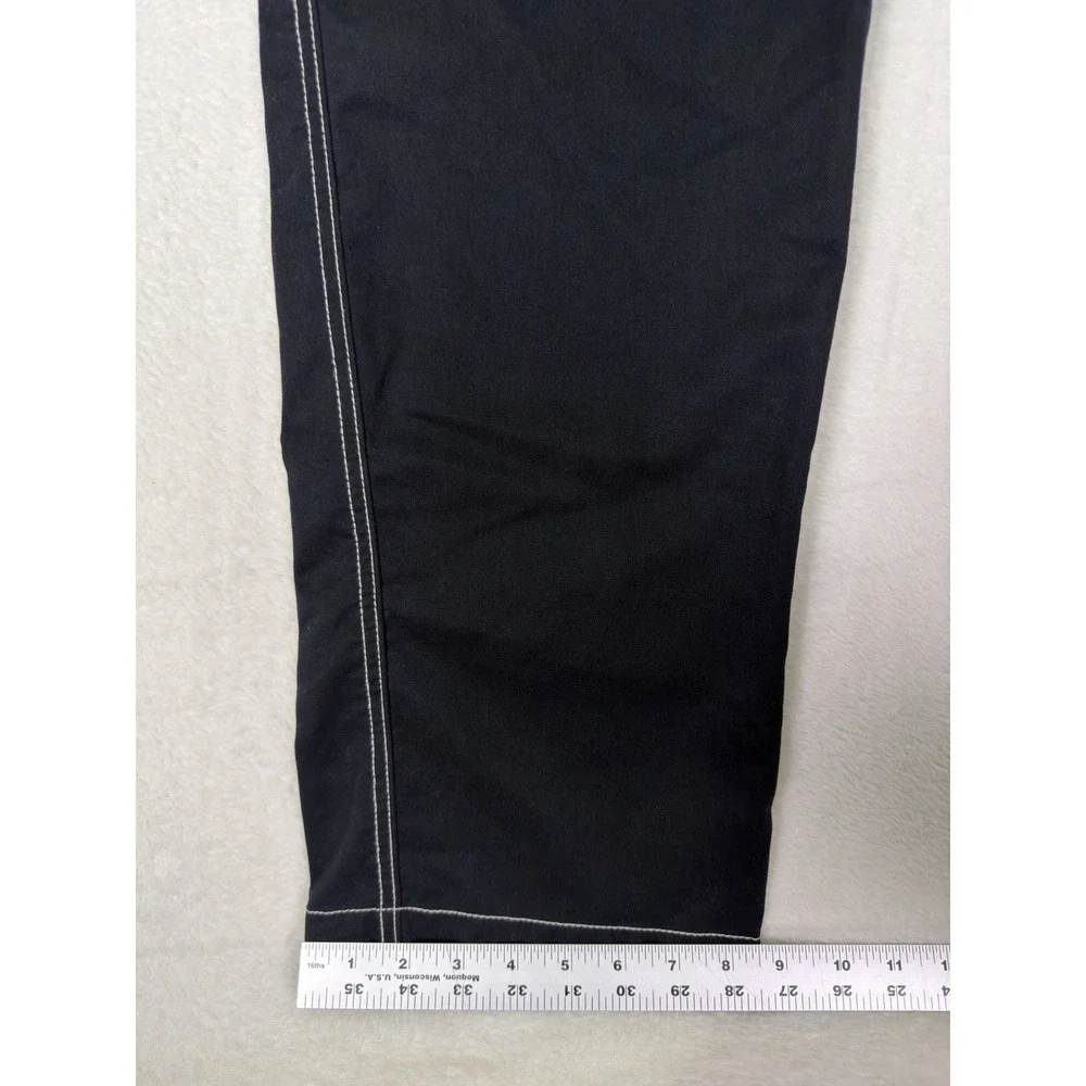 True Religion Pants Mens 32x32 Black‎ Straight Relaxed Cargo Pockets Rock Grunge